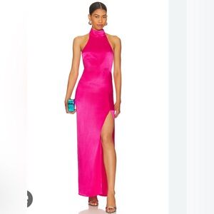 Revolve Hot Pink Formal Dress